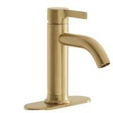 Ryden Brushed Gold Single-Hole Faucet