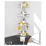SEIRIONE Rustproof Shower Corner Caddy, 4 Shelves