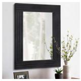 Black Farmhouse Wood Framed Mirror 20x16