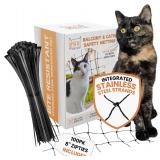 Steel Reinforced Cat Netting for Balcony 10ftx20ft