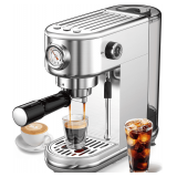 Espresso Machine with Milk Frother, 20 Bar