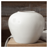 Rustic Ceramic Round Vase for Home Decor and Gifts