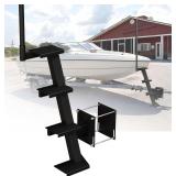 Heavy Duty 4-Step Boat Trailer Steps with Handrail
