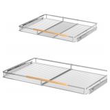 Pull Out Drawer Cabinet Organizer 2 Pack