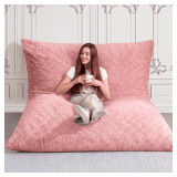 HABUTWAY 4 in 1 Bean Bag Chair, Pink