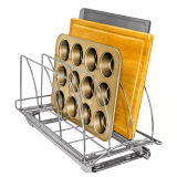 Chrome Slide-Out Cutting Board Organizer