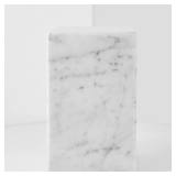 AspenStudio Carrara Marble Urn for Adult Cremation