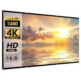 100-INCH Projection Screen 16:9 Anti-Crease