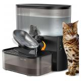 FEELNEEDY Cat Water Fountain, 3.5L, Black