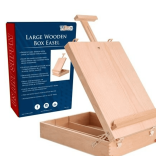 US Art Supply Newport Adjustable Wood Easel