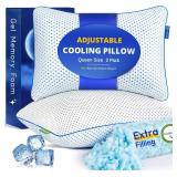 Cooling Gel Memory Foam Pillows 2 Pack