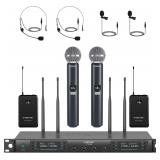 Phenyx Pro 4-Channel Wireless Mic System