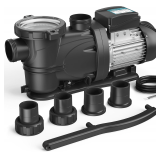In/Above Ground Pool Pump, 2HP, Timer, 220V