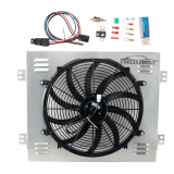 Aluminum Radiator Shroud & Fan 61-62 Chevy