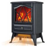 Freestanding Electric Fireplace Stove 1500W