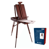 US Art Supply Coronado Walnut Easel, Beechwood