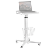 ONKRON Rolling Laptop Stand - Adjustable Height