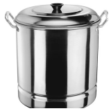Vasconia Aluminum 32-Quart Steamer Pot with Tray
