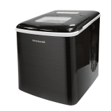 9.4 in 26 Lb Bullet Countertop Ice Maker Black