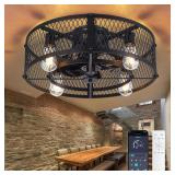 Depuley 20' Flush Mount Ceiling Fan
