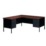 72 in. W x 66 in. D L-Shape Desk, 5-Drawer