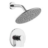 Single Handle 1-Spray Shower Faucet Set, Chrome