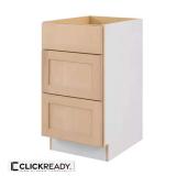 Kitchen Cabinet, Unfinished with CLICKREADY