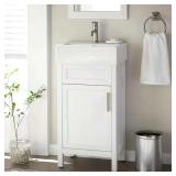 Arvesen 18 in. Vanity with Ceramic Top & Sink