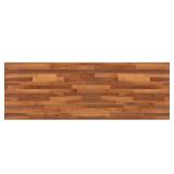 4 ft. L x 25 in. D Walnut Butcher Block Countertop