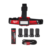 Milwaukee 600 lm Black/Red LED Head Lamp