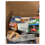 Box of Misc Home Depot Items