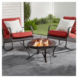 Hampton Bay Sadler 30x19 Round Fire Pit