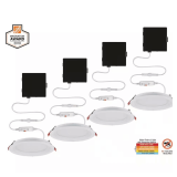 Slim Baffle 4' Canless LED Kit (4-Pack)