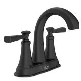 Rumson Faucet, Matte Black, 4 in. Centerset