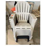 Pallet of Plastic Chairs