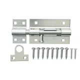 Box of 6 in. Zinc-Plated Heavy-Duty Barrel Bolt