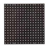 Box of Black Plastic Pegboard 16x16, 50 lb capacity