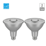 EcoSmart 120W PAR38 Dimmable Flood LED (2-Pack)