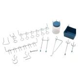 Zinc Plated Steel Pegboard Kit (43-Piece)