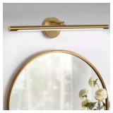 23.6 in. 1-Light Gold LED Vanity Bar