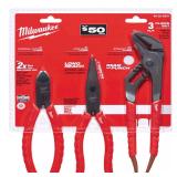 Milwaukee 3-Pc Forged Alloy Steel Pliers Set