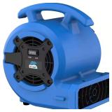 1/8 HP Air Mover Carpet Dryer Fan, Blue