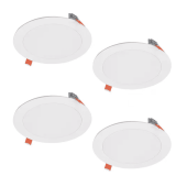 HALO 6-Inch LED Recessed Light Kit (4-Pack)