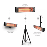 Tradesman 1500W Infrared Heater with Mounts