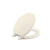 Stonewood Quiet-Close Round Toilet Seat in Biscuit