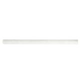 Carrara White Pencil Molding 0.75' x 12'