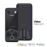 Vision 2K Doorbell Smart Lock, Matte Black, Wi-Fi