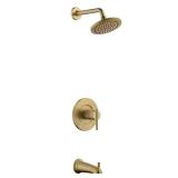 Dorind Brushed Gold 1-Handle Faucet