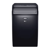 LG 10,000 BTU Portable AC, 115V, Wi-Fi, Black