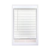 Cordless Faux Wood Blinds 2' Slats 33'W x 64'L